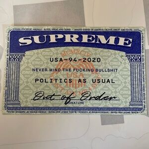 Supreme Social Sticker